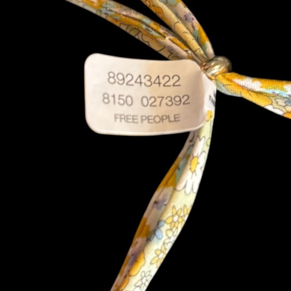 Free People Adjustable Floral Braided Shell Necklace NWT - Picture 4 of 4